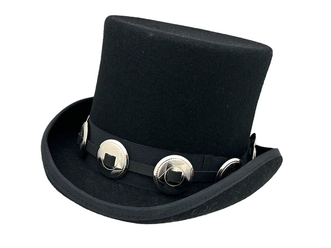 HTPK136 FUNK PLUS TOPHAT WITH ROUND WESTERN CONCHO