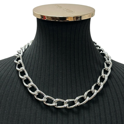 CK992CC HEAVY CHROME CHIAN NECKLACE