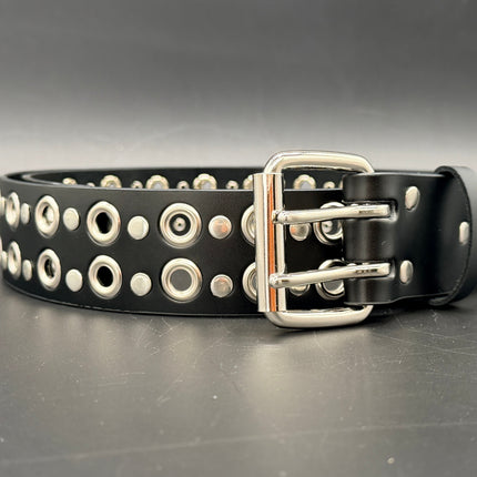 BT451 2 ROW EYELET BELT WITH TWO ROS RIVET