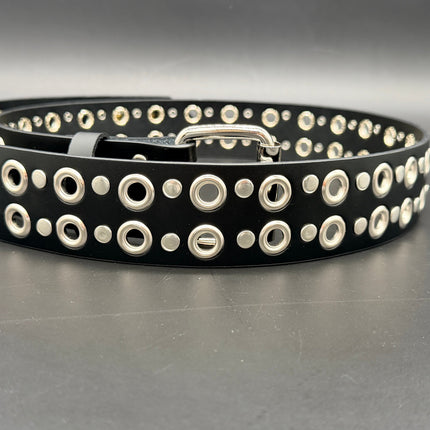 BT451 2 ROW EYELET BELT WITH TWO ROS RIVET