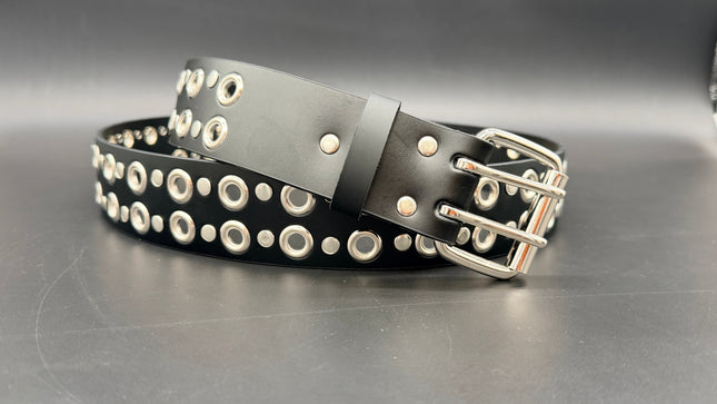 BT451 2 ROW EYELET BELT WITH TWO ROS RIVET