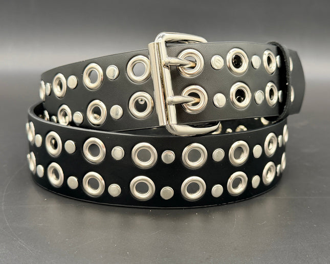 BT451 2 ROW EYELET BELT WITH TWO ROS RIVET