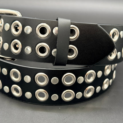 BT451 2 ROW EYELET BELT WITH TWO ROS RIVET