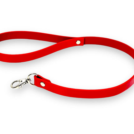 LS400P  LEASH PATENT SHINY NEION  VEGAN STRAPPED TRIGGER CLASP