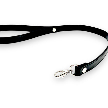 LS400P  LEASH PATENT SHINY NEION  VEGAN STRAPPED TRIGGER CLASP