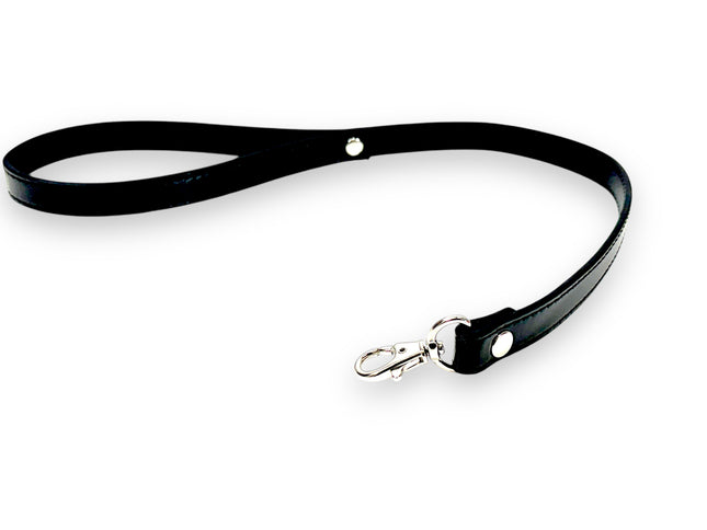 LS400P  LEASH PATENT SHINY NEION  VEGAN STRAPPED TRIGGER CLASP