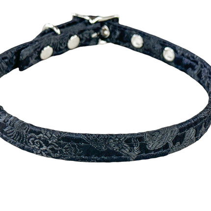 CK100  BROCADE FABRIC PLAIN CHOKER
