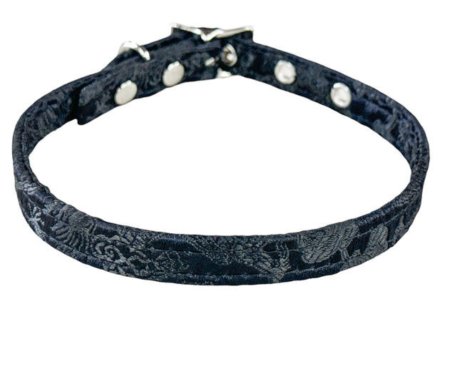 CK100  BROCADE FABRIC PLAIN CHOKER
