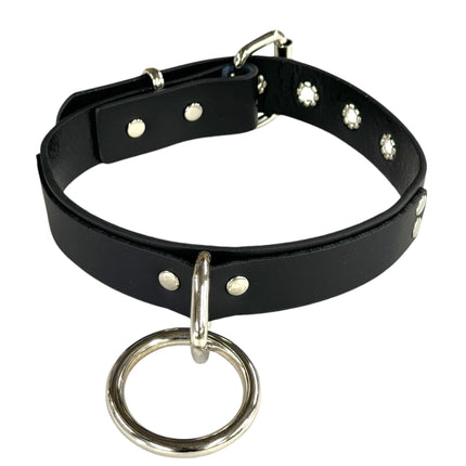 CK103  LARGE RING BONDAGE CHOKER