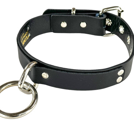 CK103  LARGE RING BONDAGE CHOKER