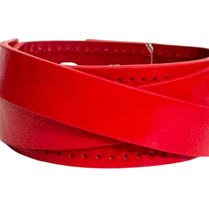 BC501P  PATENT CROSS STRAP  BRACELET