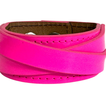 BC501P  PATENT CROSS STRAP  BRACELET