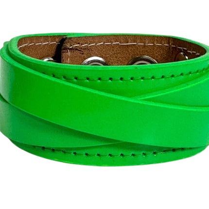 BC501P  PATENT CROSS STRAP  BRACELET