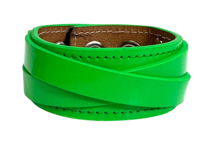 BC501P  PATENT CROSS STRAP  BRACELET