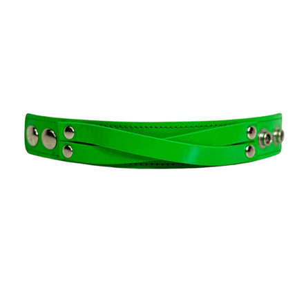 BC501P  PATENT CROSS STRAP  BRACELET