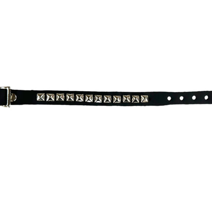 BC176 1 ROW 1/4" MINI PYRAMID BUCKLE BRACELET