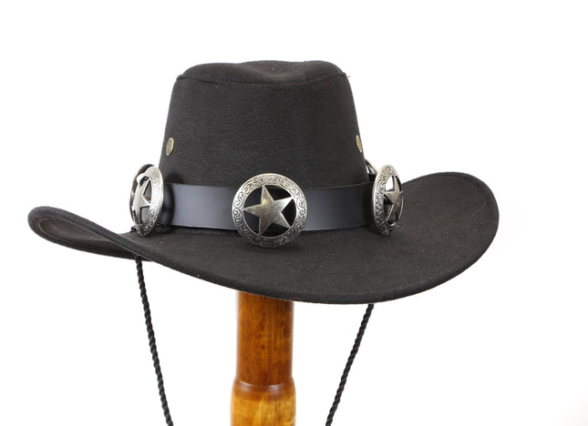 HTB200 STAR CONCHO HAT BAND