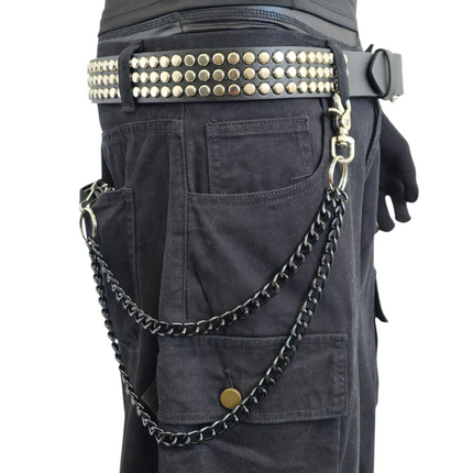 KC200BLK DOUBLE BLACK  CHIAIN  KEY CHAIN 24"