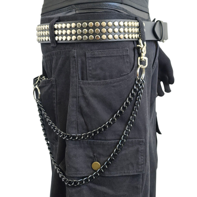 KC200BLK DOUBLE BLACK  CHIAIN  KEY CHAIN 24"