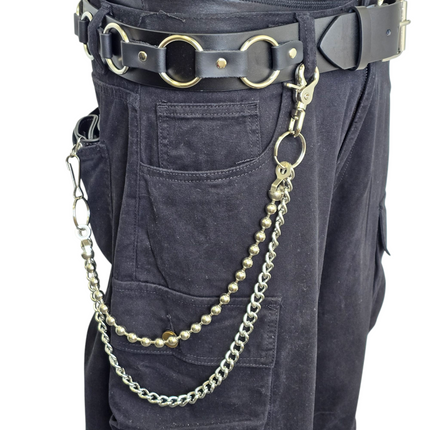 KC200RB DOUBLE REGULAR/ BALL  STEEL CHIAIN  KEY CHAIN 24"
