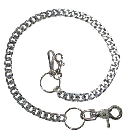 KCDC -2 HOOKS CUBAN CHAIN KEYCHAIN