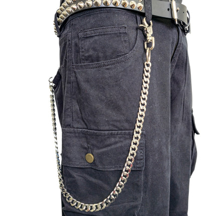 KCDC -2 HOOKS CUBAN CHAIN KEYCHAIN