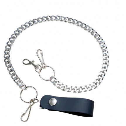 KCDC -2 HOOKS CUBAN CHAIN KEYCHAIN