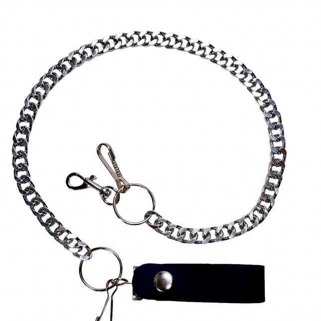 KCDC -2 HOOKS CUBAN CHAIN KEYCHAIN