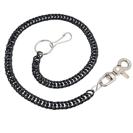 KCDDC-BS  STEEL BLACK  PREMIUM DOUBLE KNOT CUBAN CHAIN
