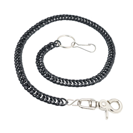 KCDDC-BS  STEEL BLACK  PREMIUM DOUBLE KNOT CUBAN CHAIN