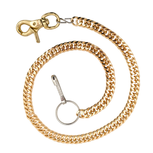 KCDDC-GOLD  PREMIUM DOUBLE KNOT DIAMOND CUT CUBAN CHAIN