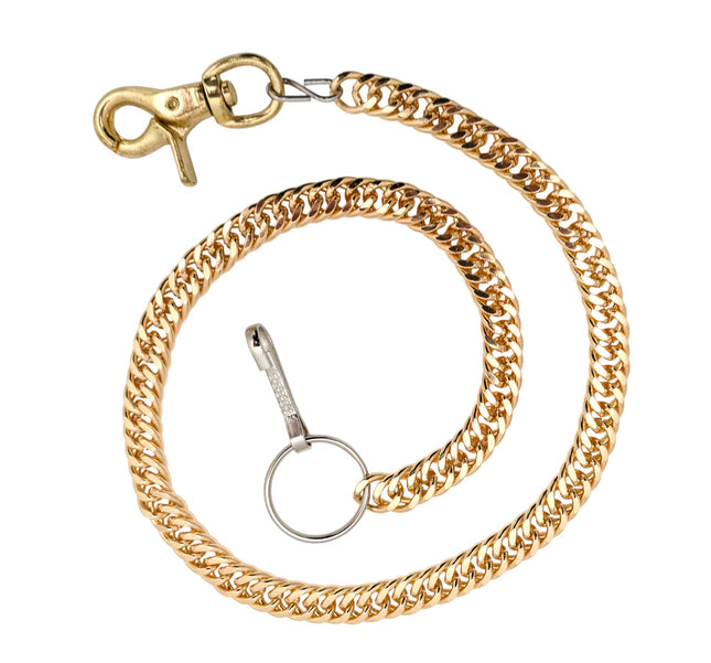 KCDDC-GOLD  PREMIUM DOUBLE KNOT DIAMOND CUT CUBAN CHAIN