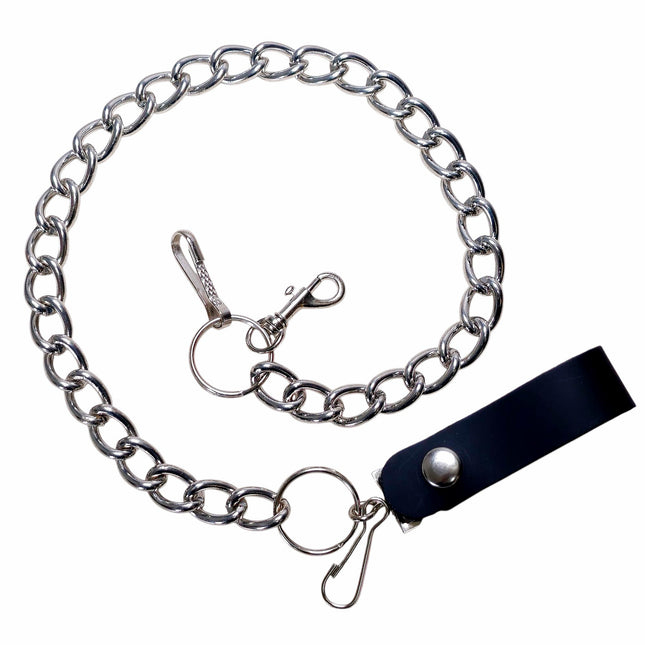 KCH-2 HOOKS  6MM HEAVY KEY CHAIN KEY RING 2 HOOKS