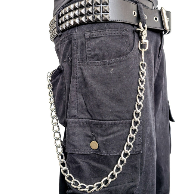 KCH-2 HOOKS  6MM HEAVY KEY CHAIN KEY RING 2 HOOKS