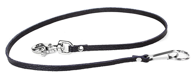 KCL LEATHER EY CHAIN 1/2" WIDE LEASH