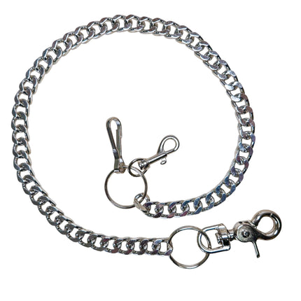 KCR -2 HOOKS  REGULAR STEEL CHAIN KEYCHAIN