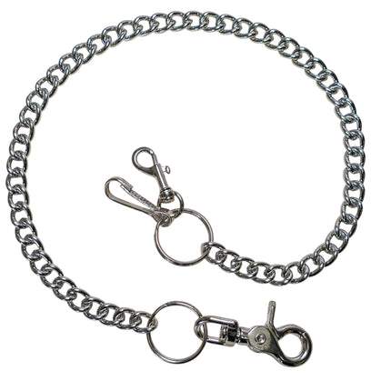 KCR -2 HOOKS  REGULAR STEEL CHAIN KEYCHAIN