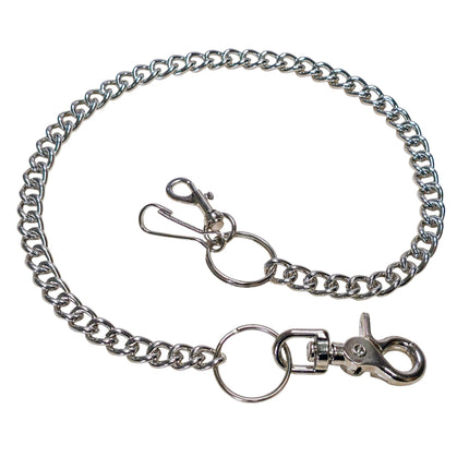 KCR -2 HOOKS  REGULAR STEEL CHAIN KEYCHAIN