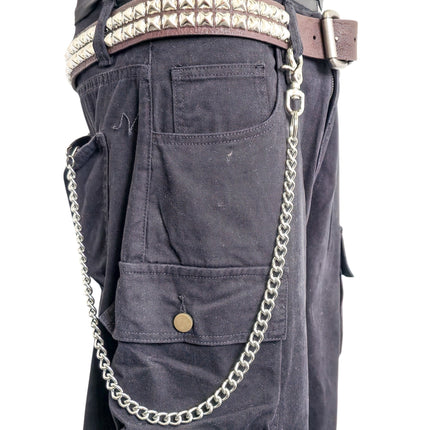 KCR -2 HOOKS  REGULAR STEEL CHAIN KEYCHAIN