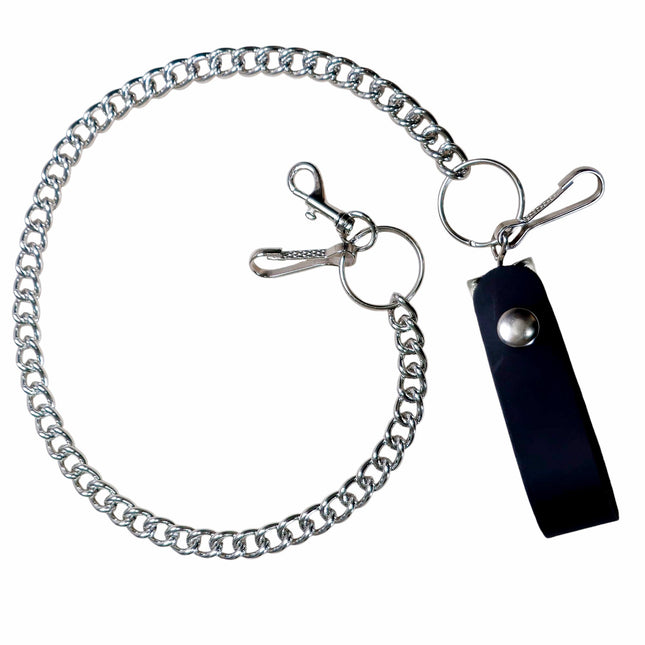 KCR -2 HOOKS  REGULAR STEEL CHAIN KEYCHAIN