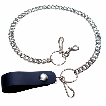 KCR -2 HOOKS  REGULAR STEEL CHAIN KEYCHAIN