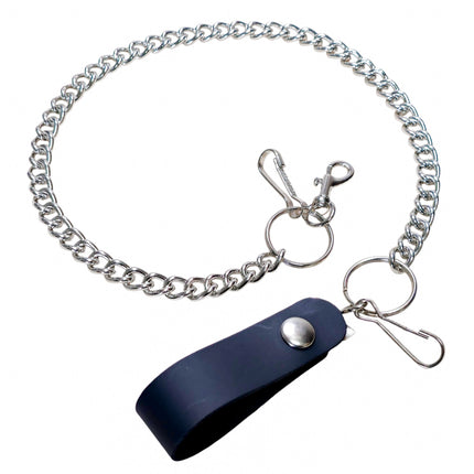 KCR -2 HOOKS  REGULAR STEEL CHAIN KEYCHAIN
