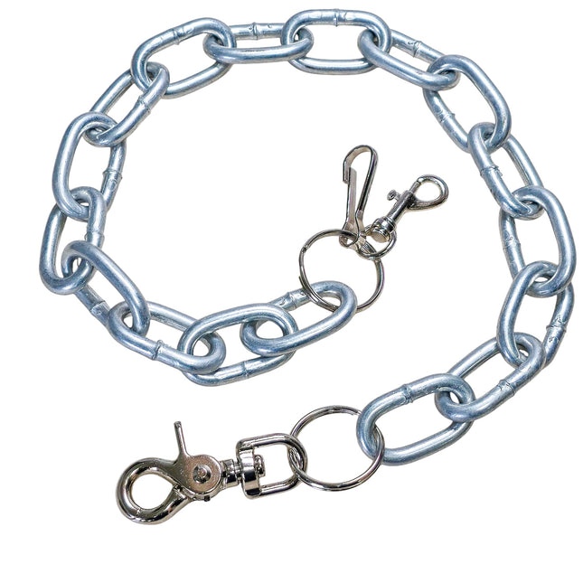 KCSQL-2 HOOKS  7MM JUMBO HEAVY SQUARE  KEY CHAIN KEY RING 2 HOOKS