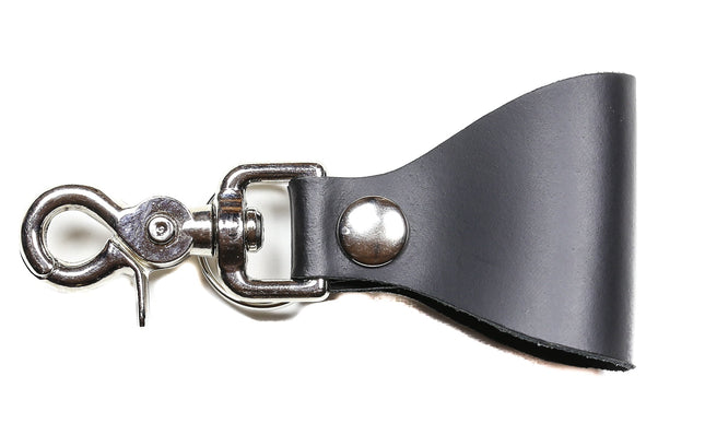 KH101BLK BLACK LEATHER KEY HOLDER