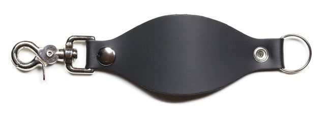 KH101BLK BLACK LEATHER KEY HOLDER