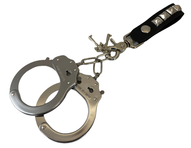 KH110 HANDCUFF HOLDER WITH STUDDED STRAP COMES WITH HANDCUFF