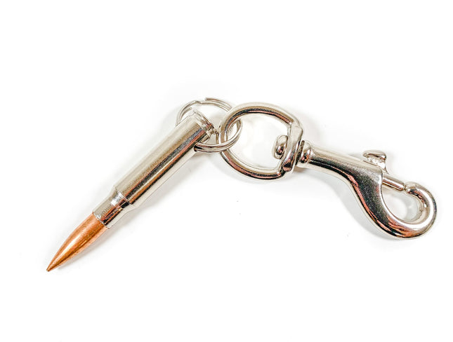 KR101COP COPPER BULLET KEY RING WITH TRIGGER CLASP
