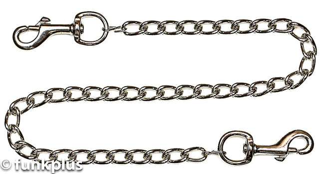 LEASH-HV-BOTH SIDE 3" CLASP 4MM HEAVY CHAIN