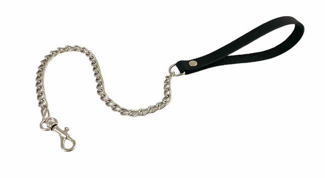 LEASH112BLACK SADDLE LEATHER  LEASH