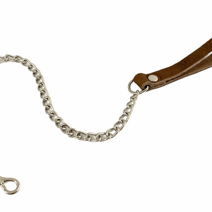 LEASH112BROWN LEATHER  LEASH